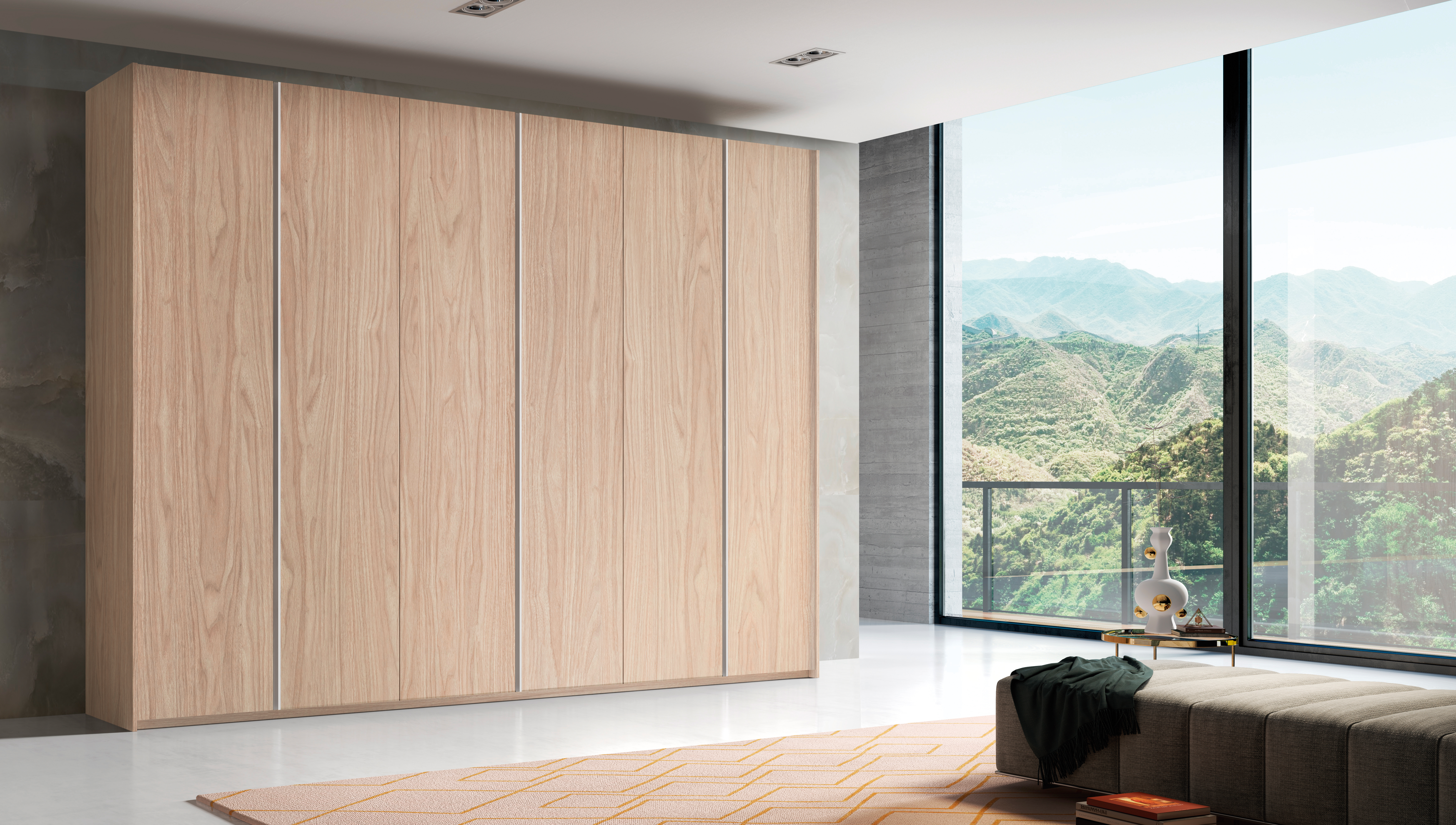 Muebles hechos de bambú