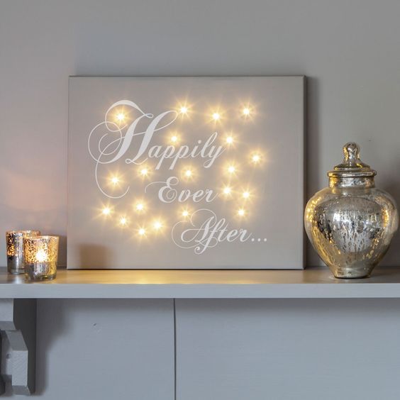 ideas para cuadros decorativos luminoso