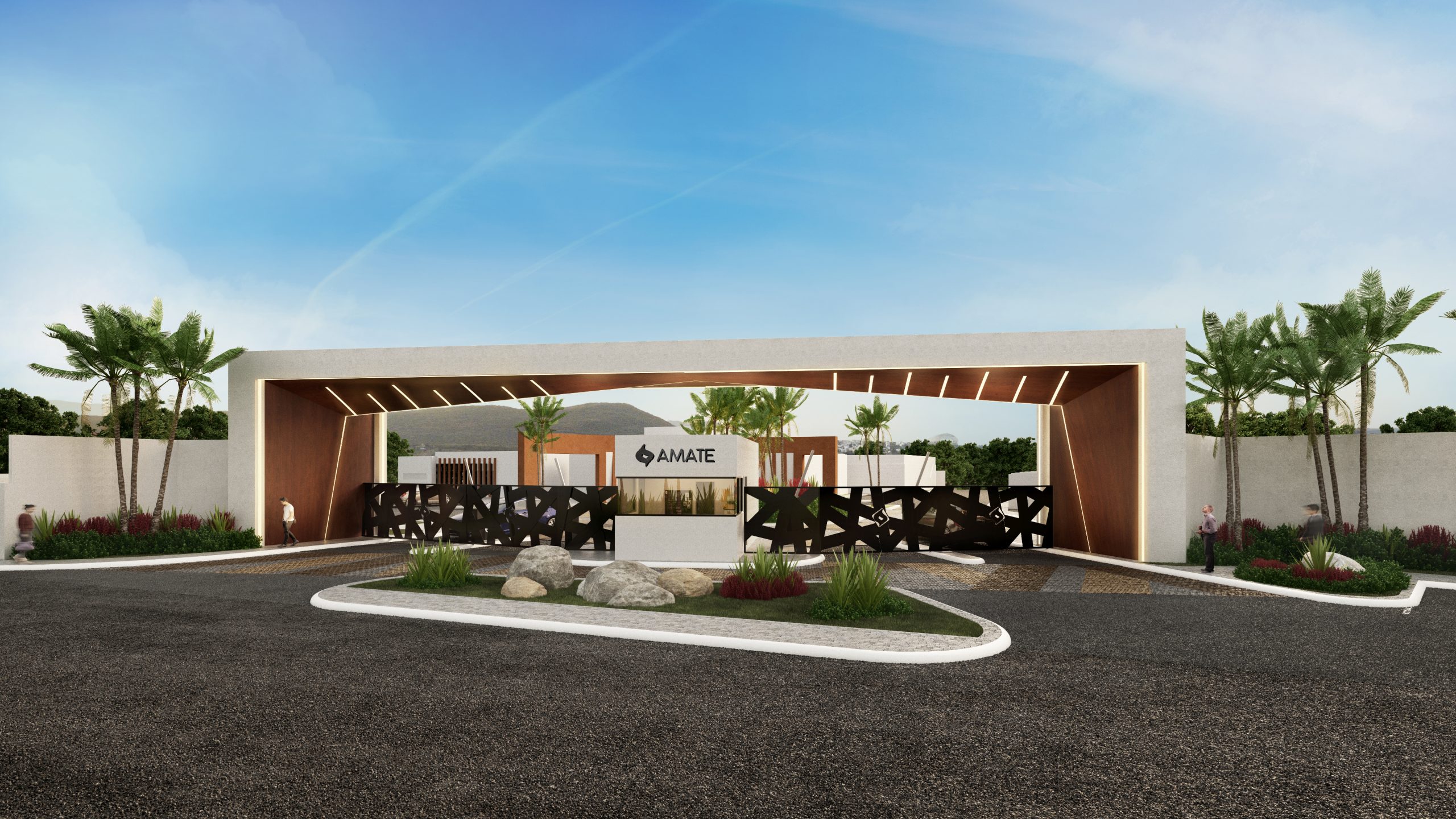 entrada Amate residencial