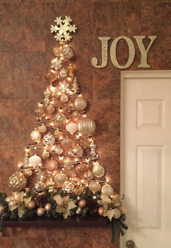 arbol de navidad en la pared arbol de navidad en la pared