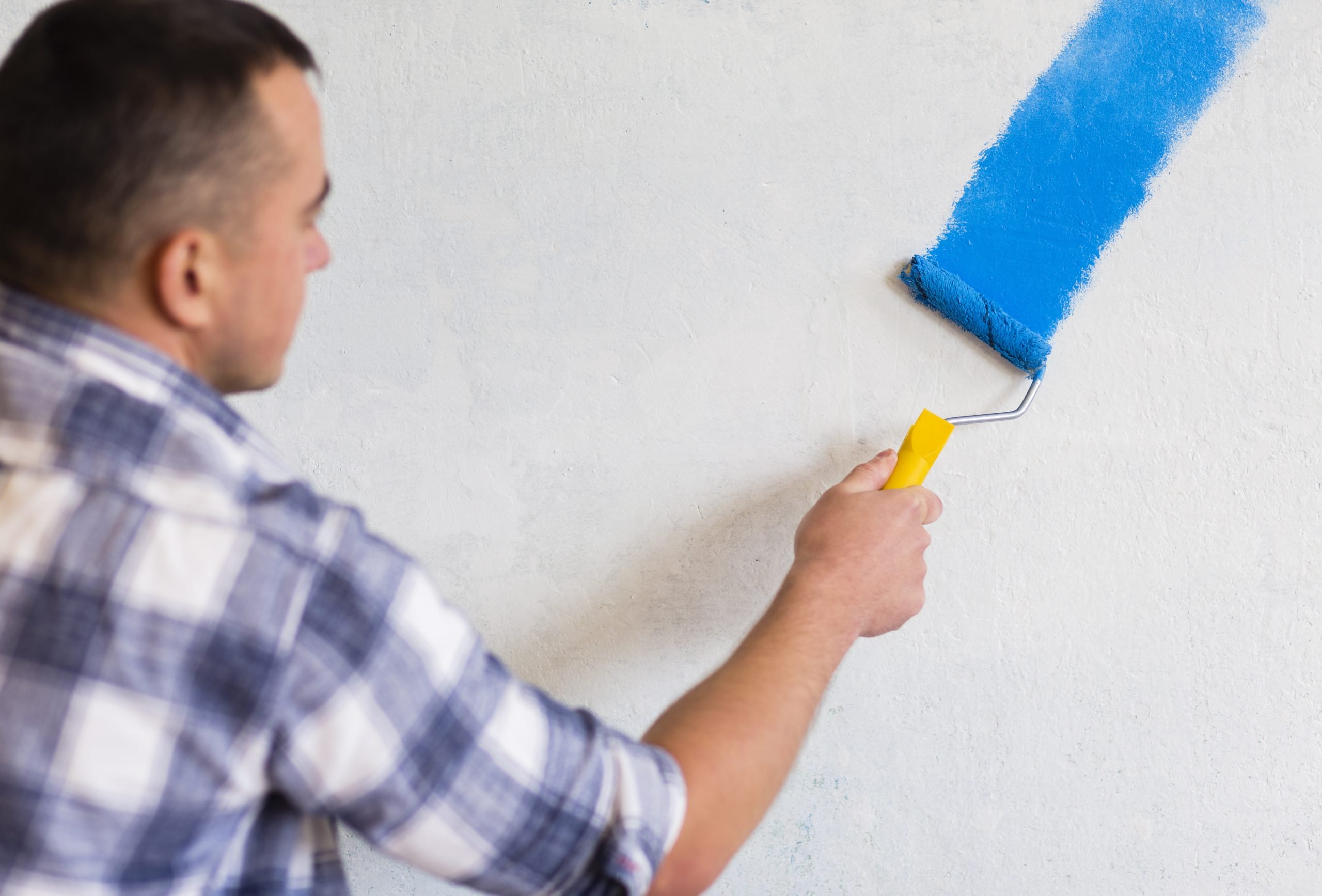 Cómo pintar una pared Pintar con forma W