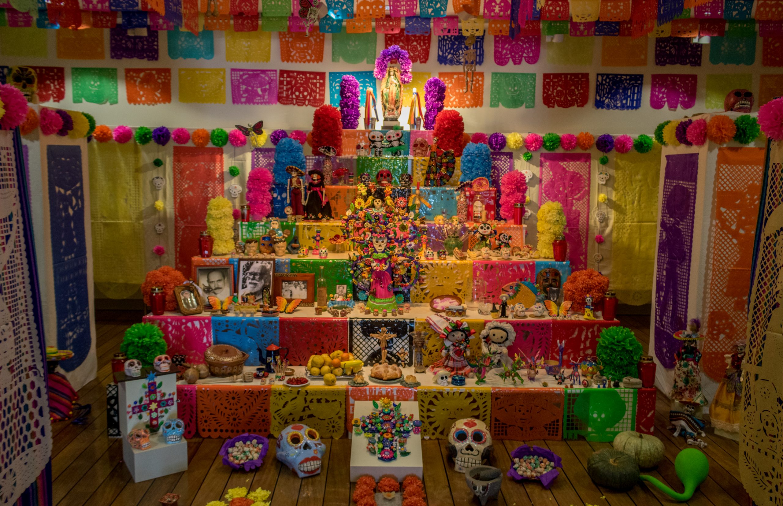 altar de muertos en casa