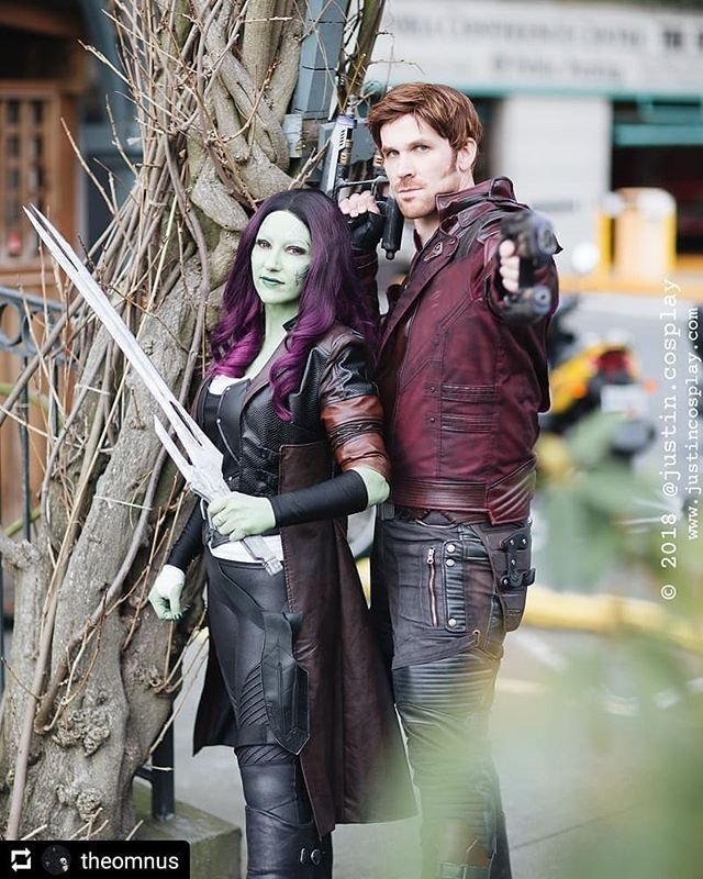 disfraz Gamora y Star Lord